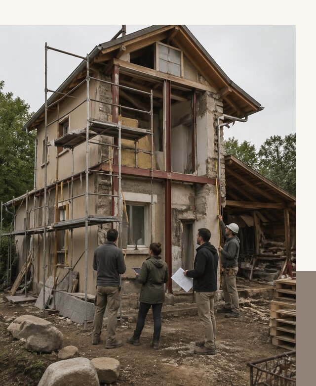 Реконструкция загородного дома под ключ в Надыме от бюро