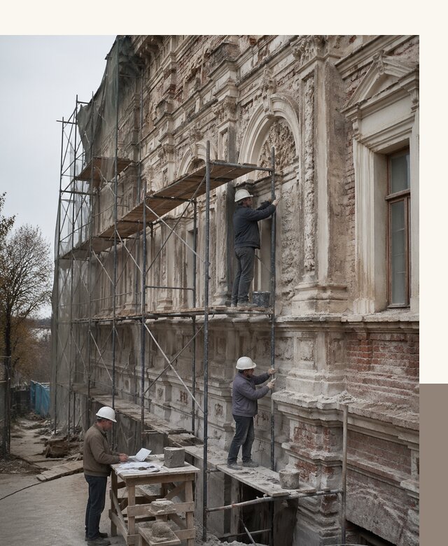Реставрация объектов культурного наследия под ключ в Надыме